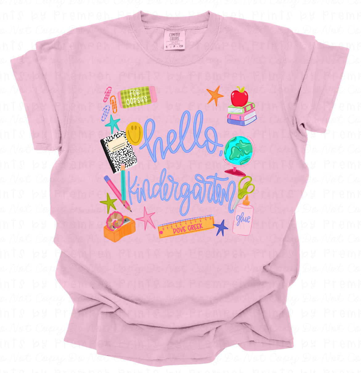 Hello Kindergarten! DCES Teacher Shirt
