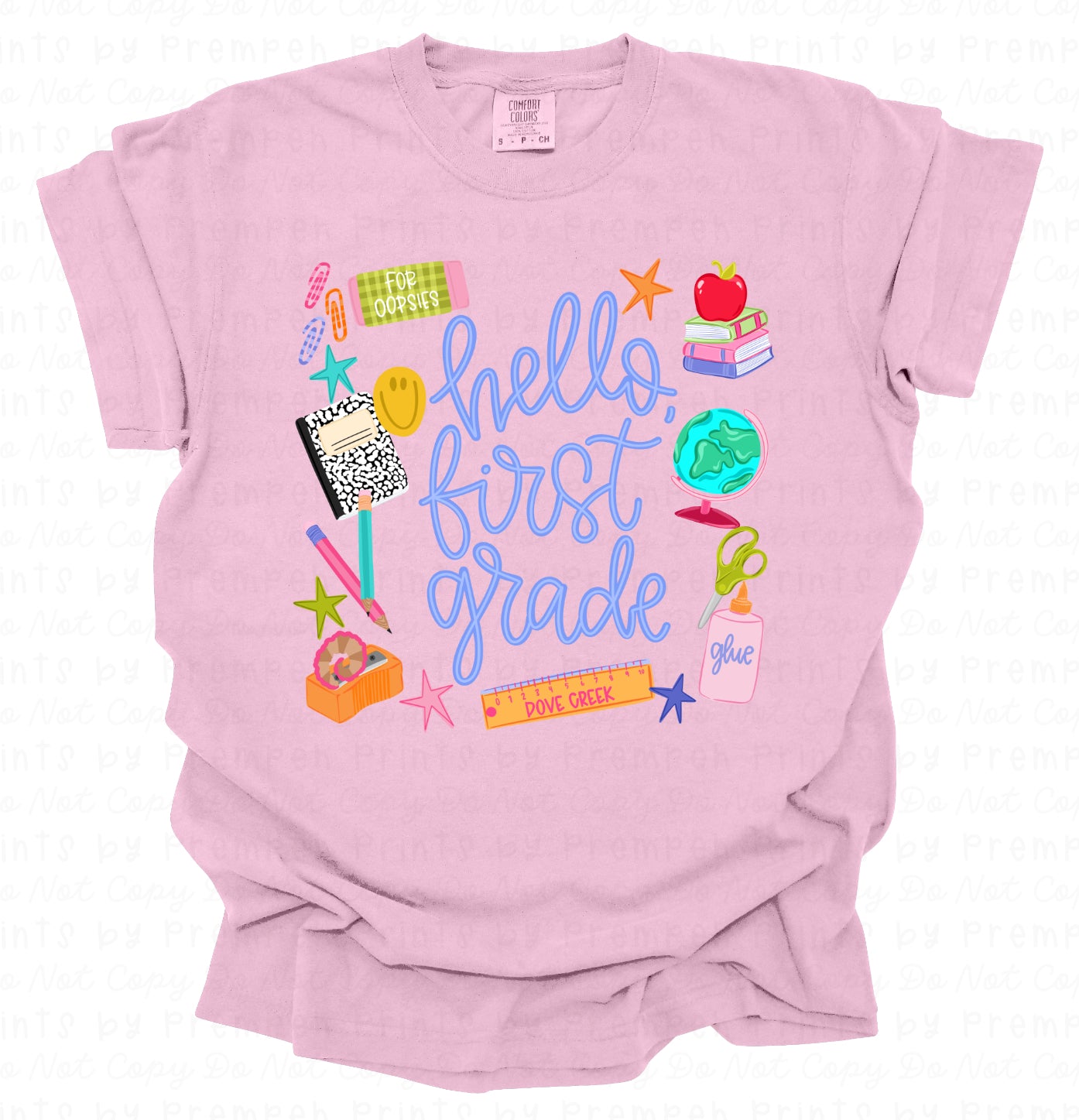Hello First Grade! DCES Student Tee
