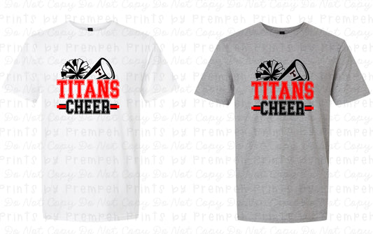 Titans 11U Cheer Items Megaphone Tee