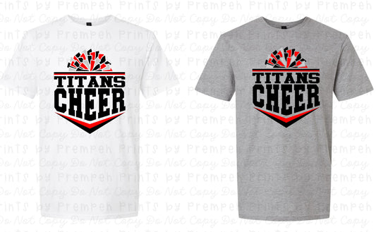Titans 11U Cheer Items Pom Pom Tee